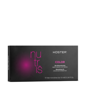 KOSTER-NUTRIS COLOR – OLIO MINERALIZZANTE PER CAPELLI COLORATI E CON MÈCHES 10x10ml