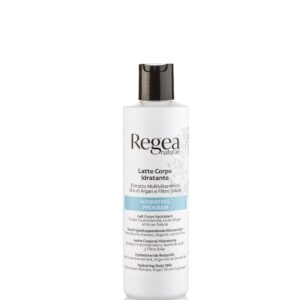 Regea-Latte corpo idratante estratto  multivitaminico, olio di argan  e filtro solare 250ml
