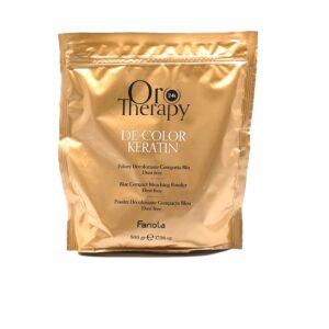 Fanola Oro Therapy De-Color Keratin- Decolorante Blu 500gr